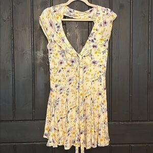 NEW free people dress with floral design